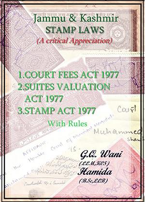Cover of Jammu and Kashmir Stamp Laws